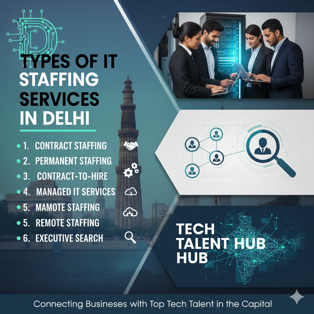 Types of IT Staffing Services in Delhi