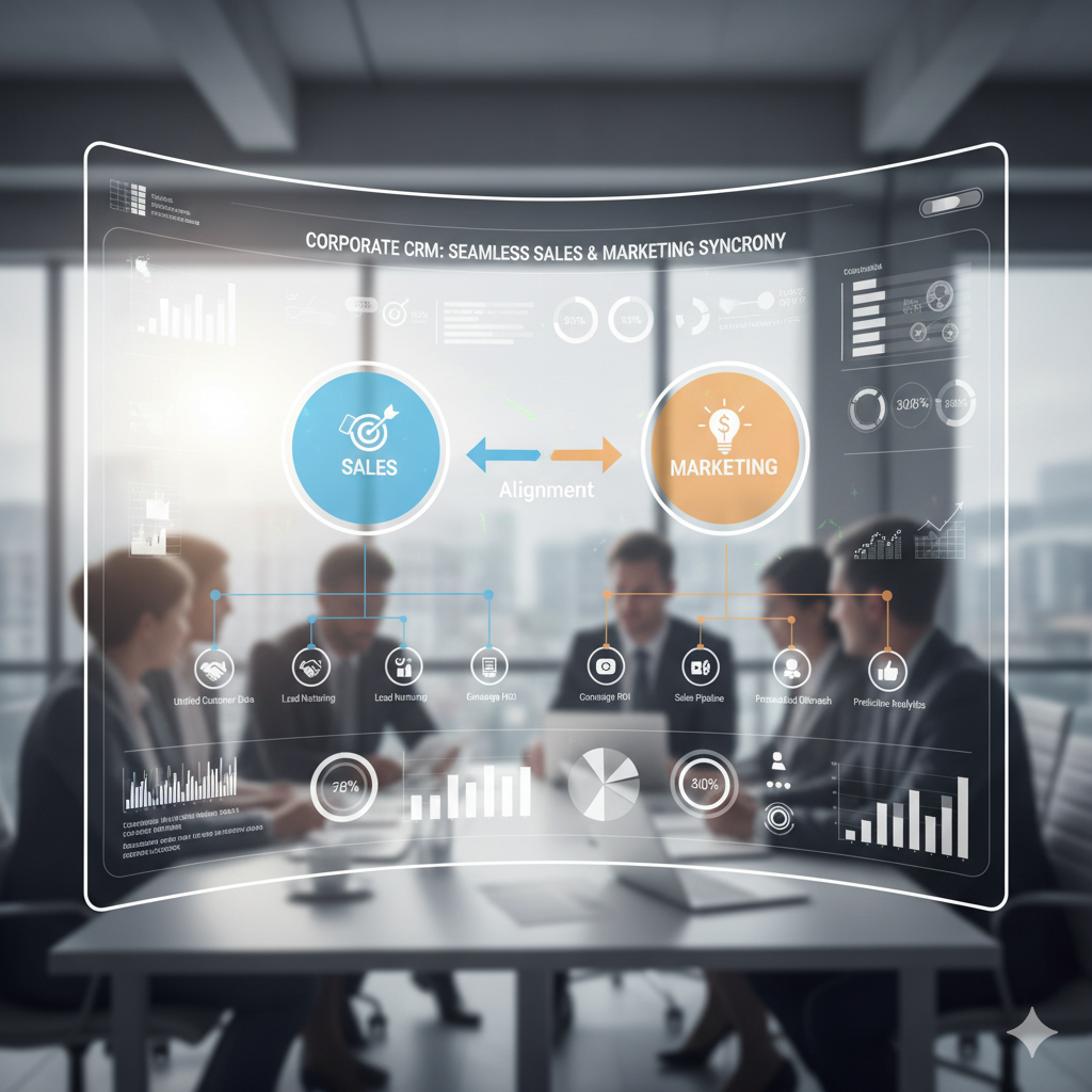 Corporate CRM for Sales and Marketing Alignment
