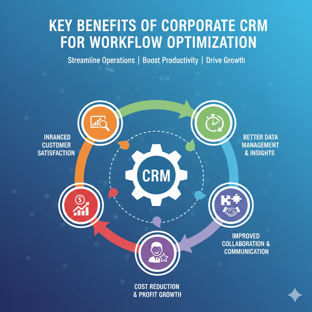 Key Benefits of Using a Corporate CRM for Workflow Optimization