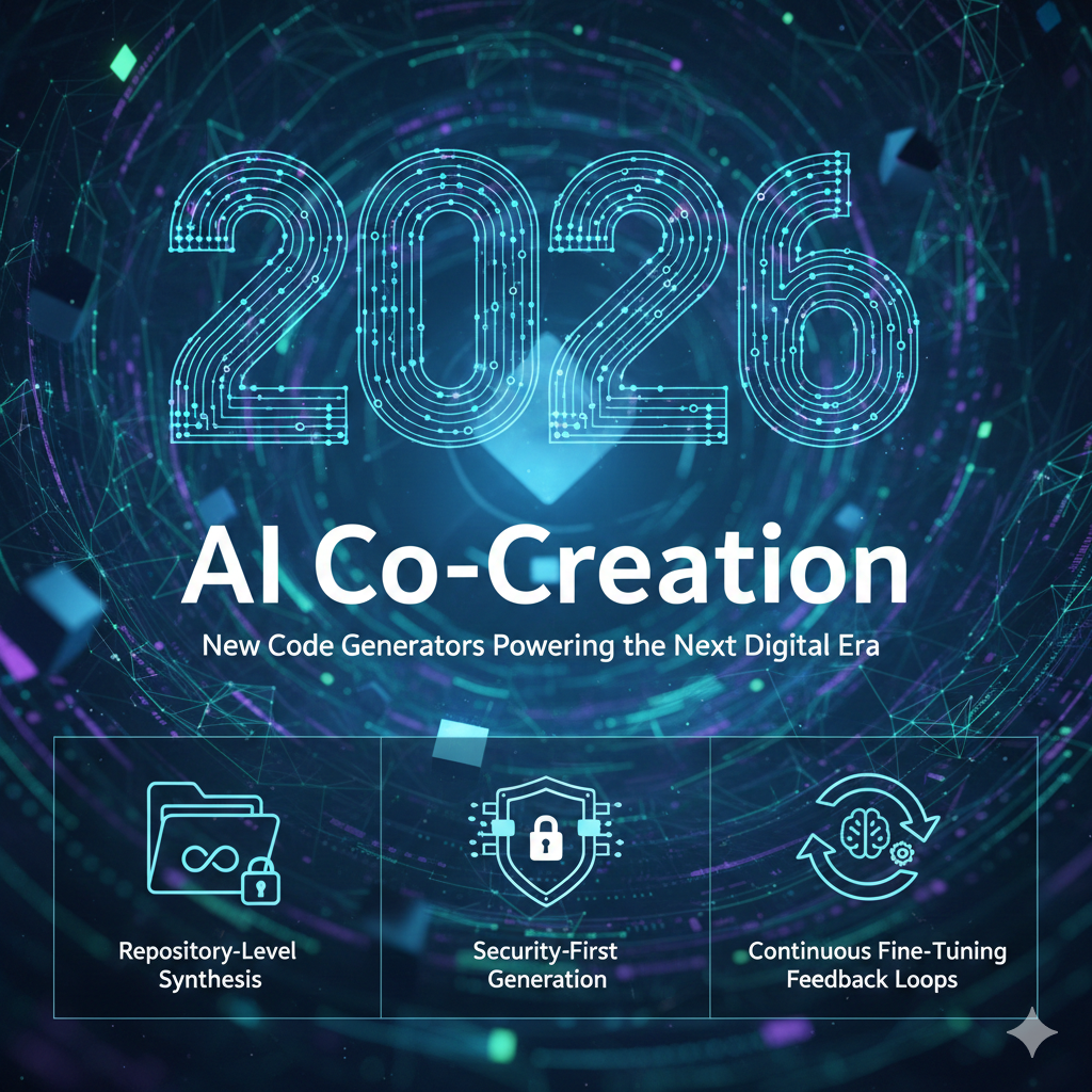 New Year 2026 AI Co-Creation—New Code Generators Powering the Next Digital Era