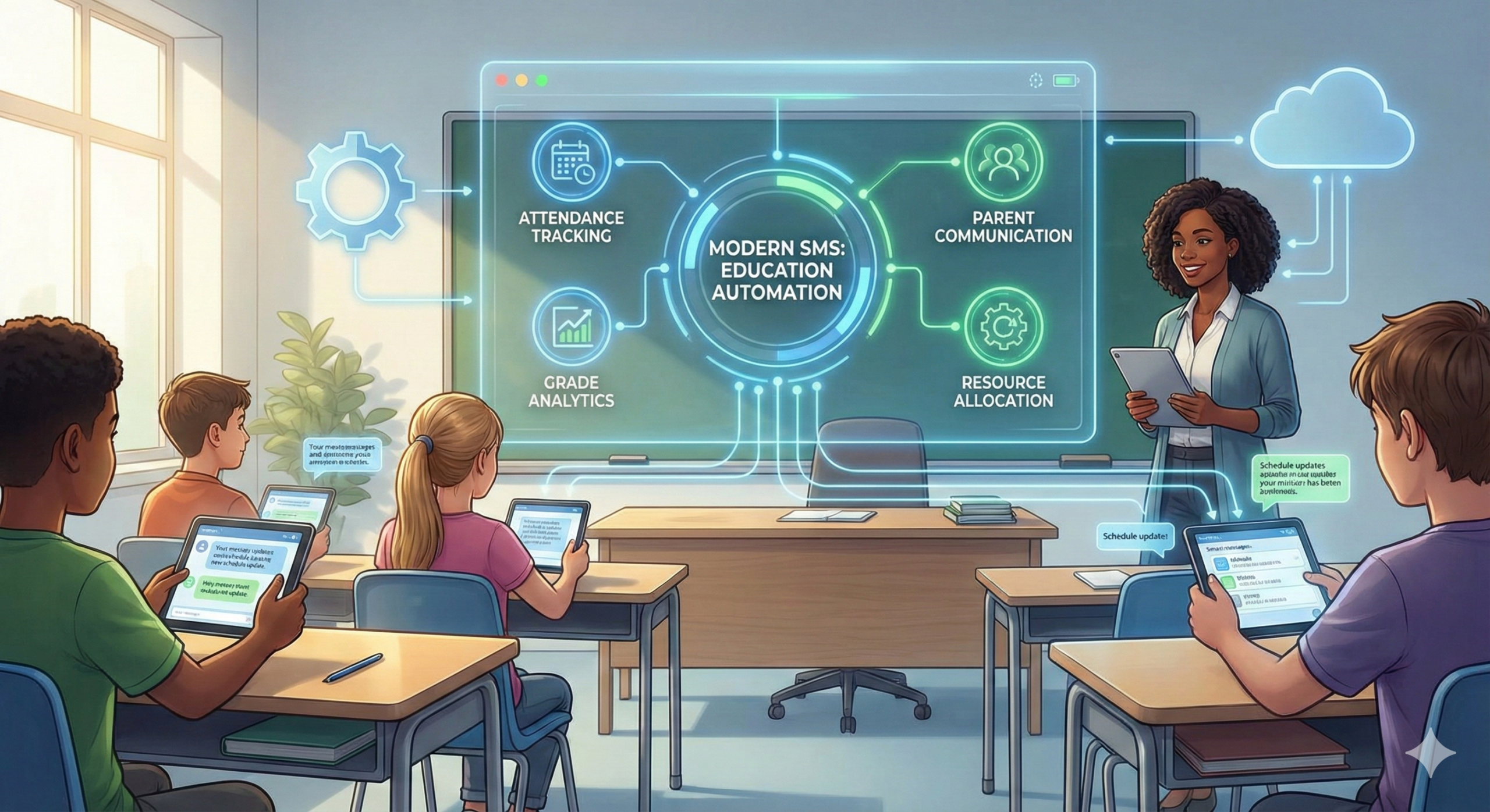 Automating Education with a Modern SMS
