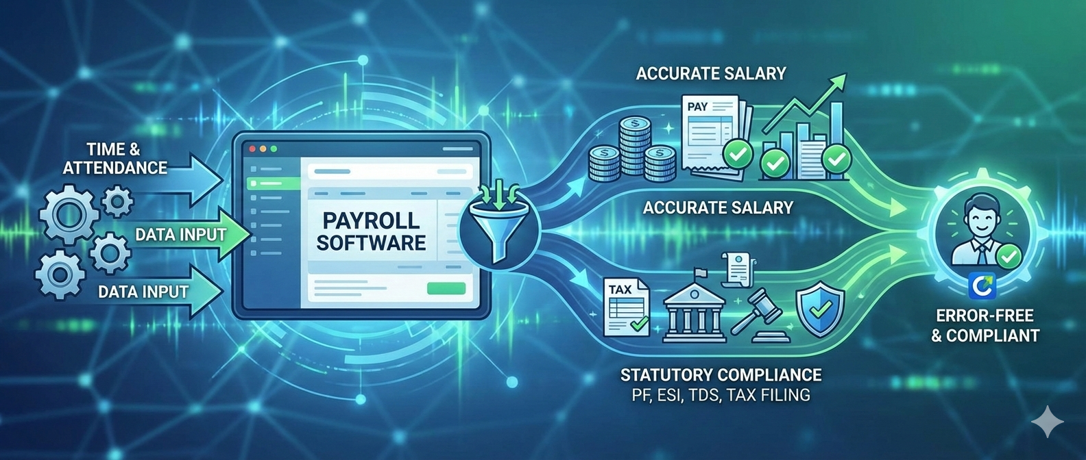 How Payroll Software Ensures Accurate Salary & Statutory Compliance