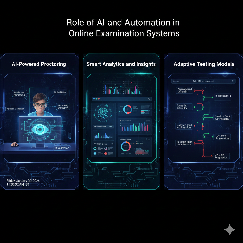 Role of AI and Automation in Online Examination Systems