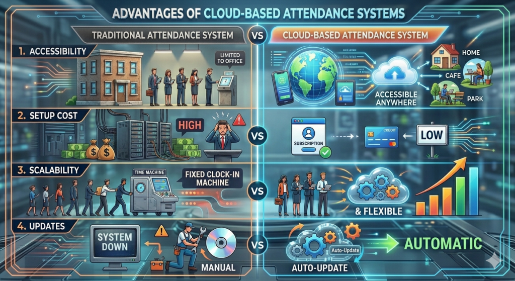 Advantages of Cloud-Based Attendance Systems