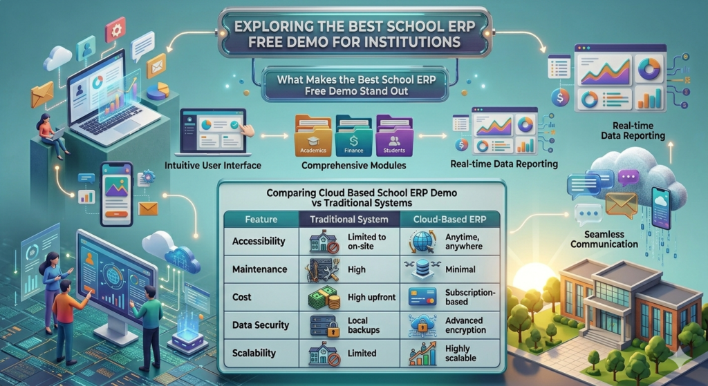 Exploring the Best School ERP Free Demo for Institutions
