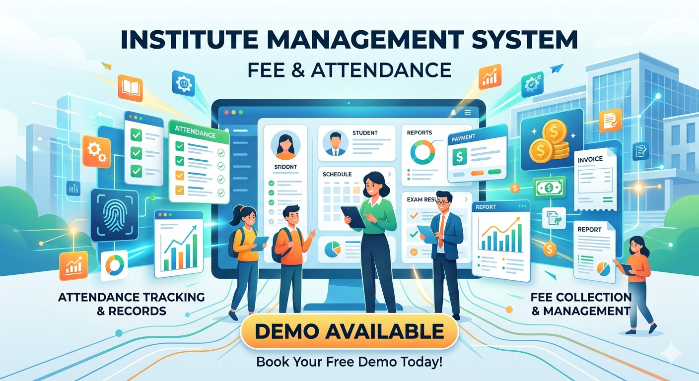 Institute Management System with Fee & Attendance – Demo Available