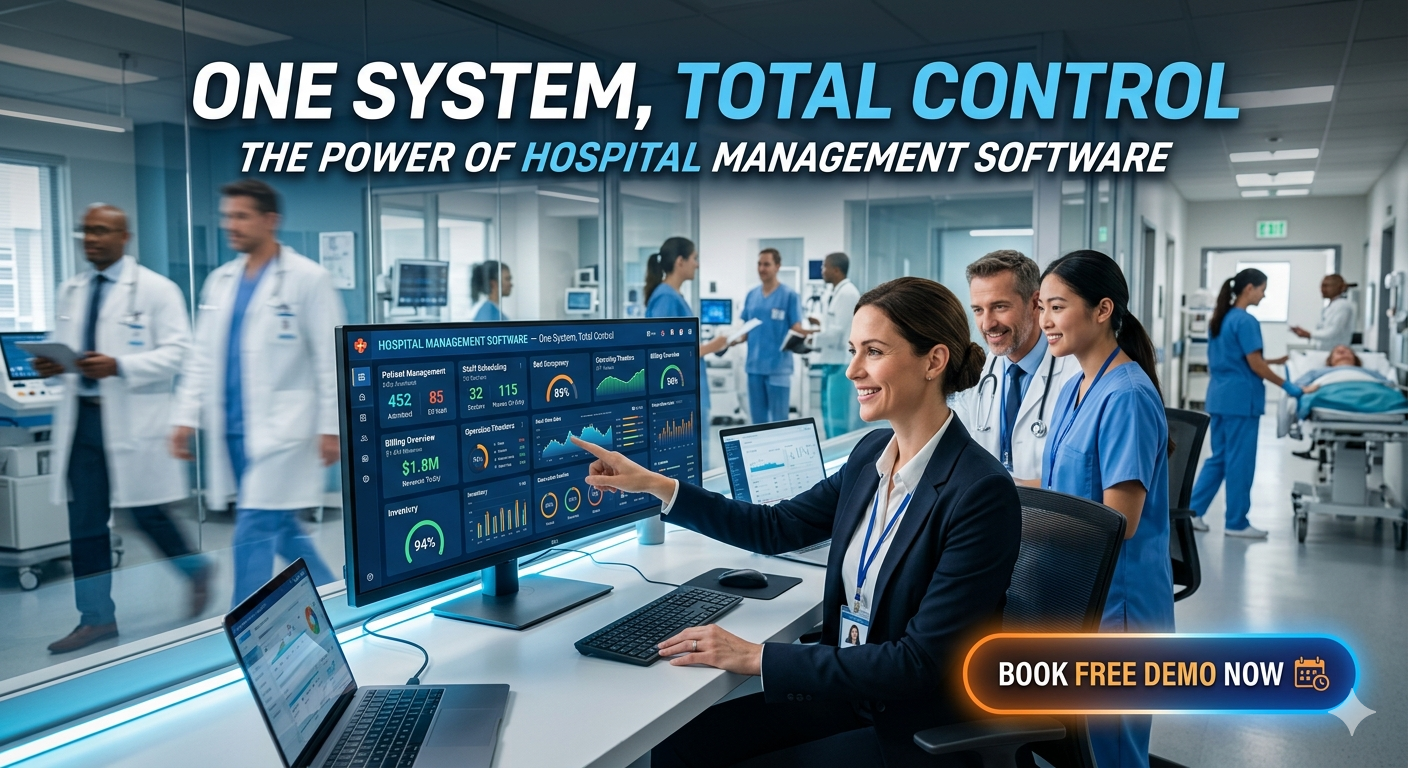 One System, Total Control — The Power of Hospital Management Software | Book Free Demo Now