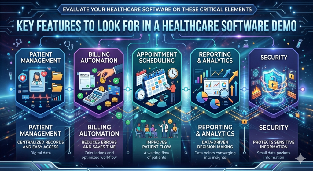 Key Features to Look for in a Healthcare Software Demo