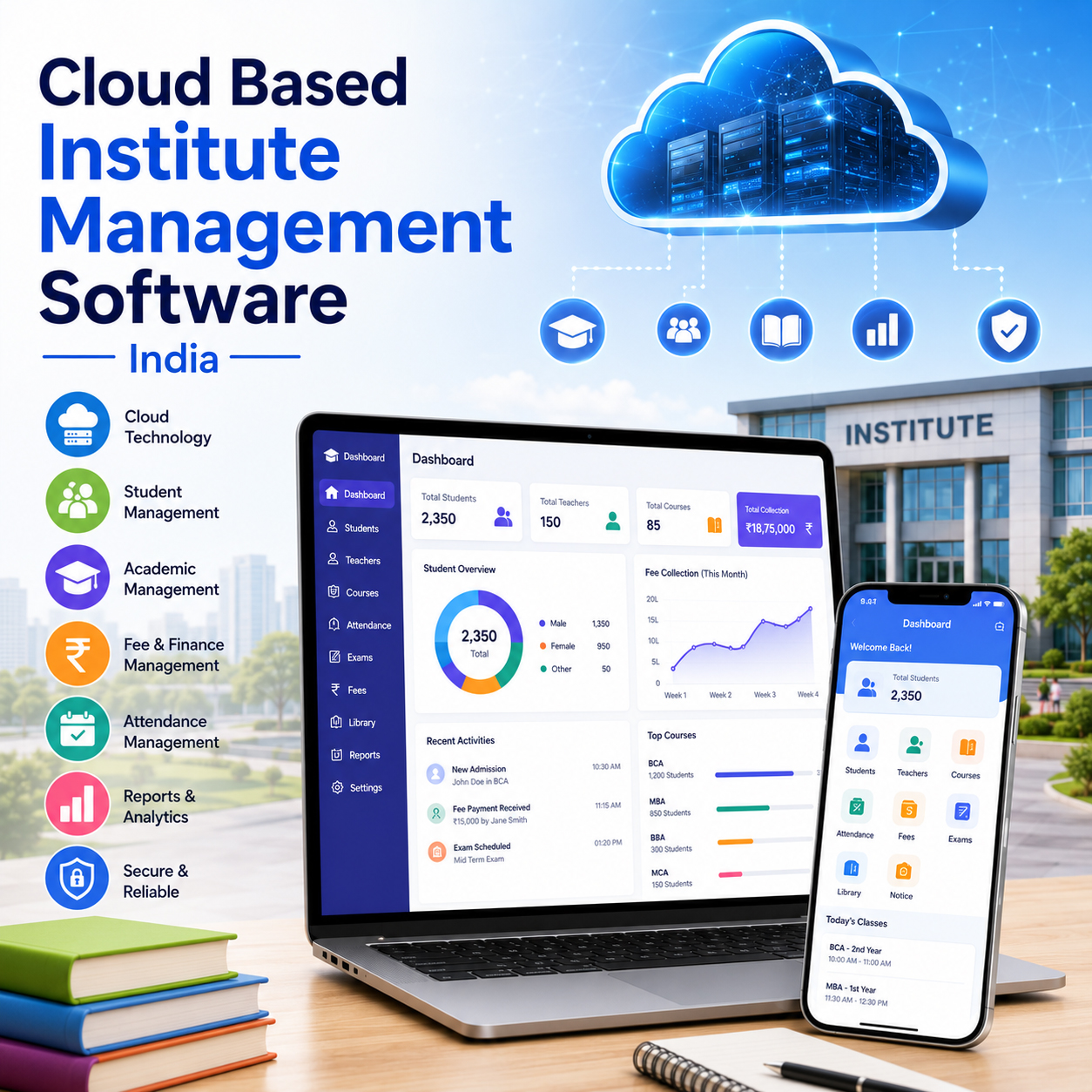 Cloud Based Institute Management Software India