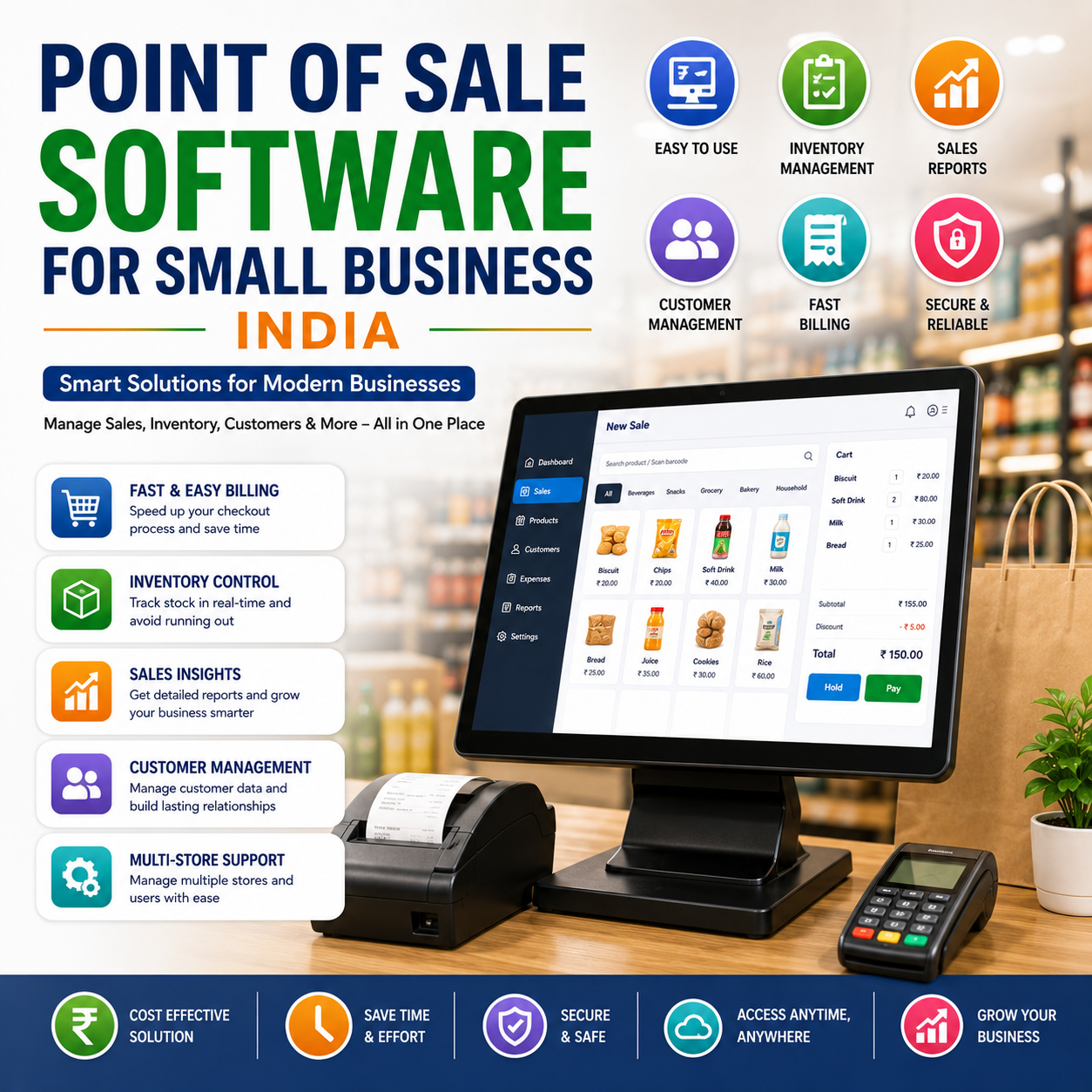 Point of Sale Software for Small Business India